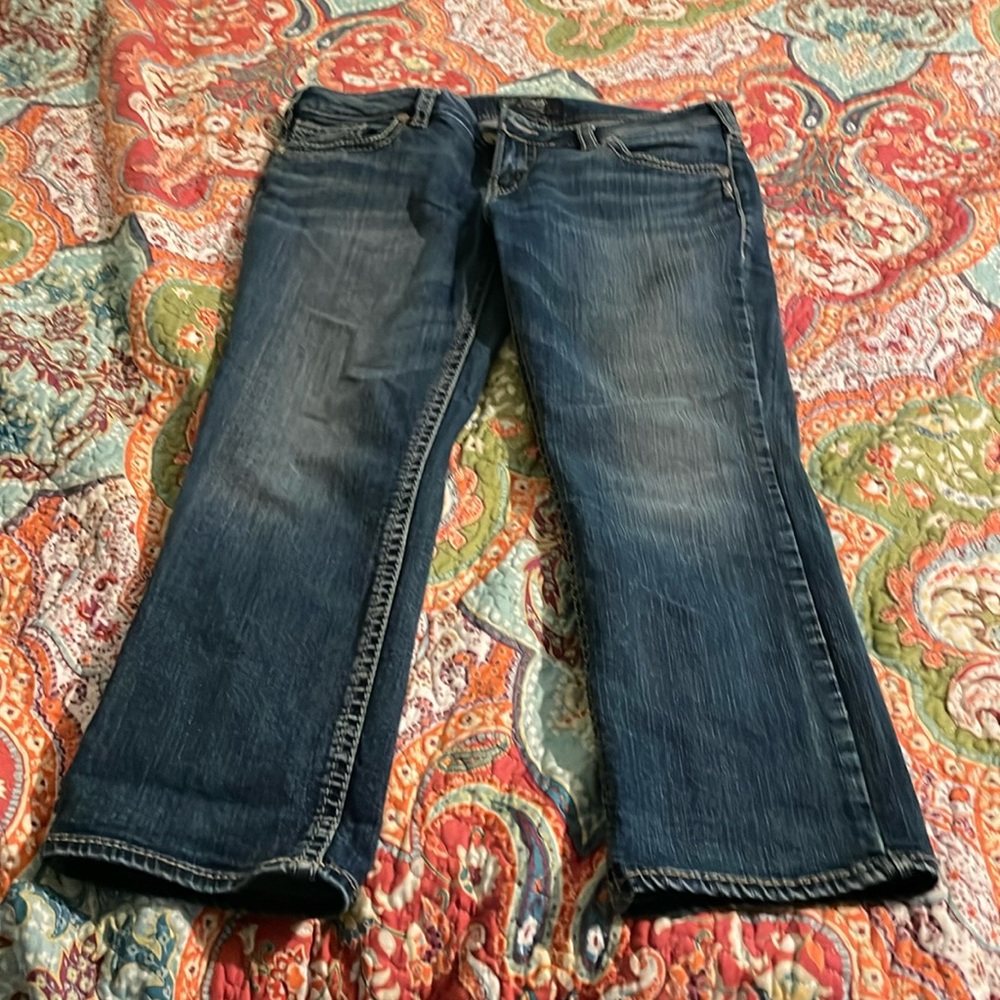 Silver Capris